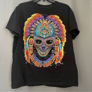 Unisex T shirt Size L Black / colorful
